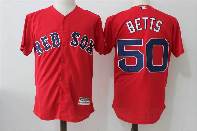 Boston Red Sox #50 Mookie Betts Red New Cool Base Jersey,We sell and wholesale Boston Red Sox #50 Mookie Betts Red New Cool Base Jersey on line form chian!